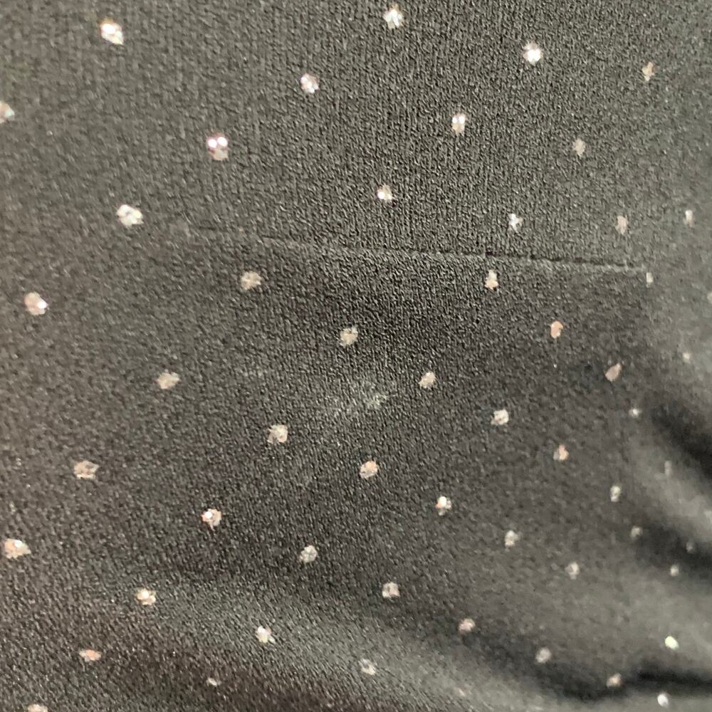 MARC JACOBS RUNWAY 10 Black Silver Dots Long Sleeve High Neck Bow A-Line Dress View 5